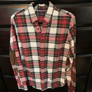 J Crew Men’s Elbow patch flannel